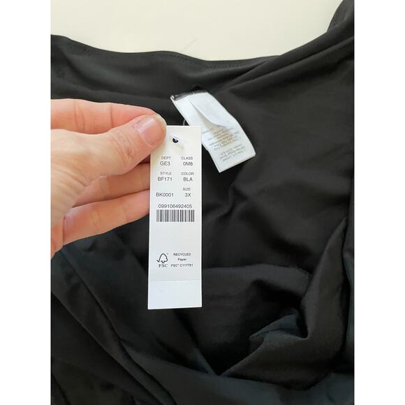 J. Crew High Rise Bikini Swim Bottom Black Size 3X Plus NEW - Picture 8 of 9